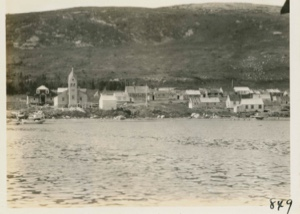 Image of View of Nain village from the water